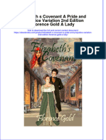 Full Ebook of Elizabeth S Covenant A Pride and Prejudice Variation 2Nd Edition Florence Gold A Lady Online PDF All Chapter