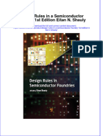 Full Ebook of Design Rules in A Semiconductor Foundry 1St Edition Eitan N Shauly Online PDF All Chapter