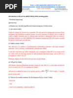 Introduction To Oil and Gas Mock Marking Guides