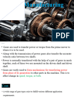 Gear Manufacturing EDD