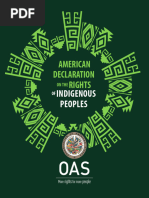 American Declaration On The Rights of Indigenous Peoples