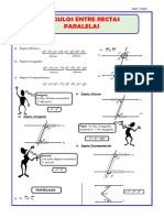 Ángulos Entre Rectas Paralelas para Segundo de Secundaria