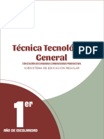 1er Año de Escolaridad Técnica Tecnológica General 2024