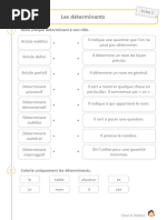 Fiche Dexercices Les Determinants