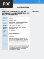 CS 33619-2023 (Daño Moral - Intereses Desde Que La Sentencia Se Encuentra Ejecutoriada)