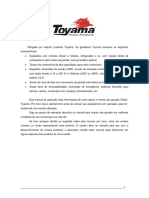 Manual de Instruções - Gerador Toyama TD9000CXE