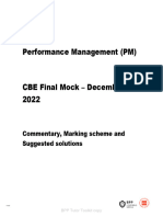 ACCA Performance Management (PM) Dec 22 As