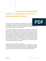 Le Film - Un Moyen D'enseignement Propice À L'éducation en Vue D'un Développement Durable