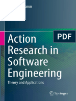 Action Research in Software Engineering Theory and Applications by Miroslaw Staron