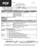 Sesión de Aprendizaje N 04-2do-Primera Unidad-2024