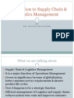 Introduction To Supply Chain & Logistics Management