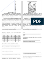 Texto Proclamação Da República Com Atividades