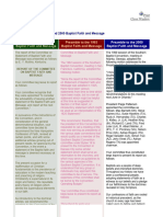 Baptist Faith and Message Comparison