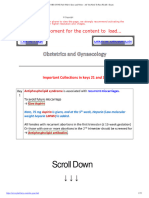 OBS GYNE Full - Plab 1 Keys and Notes PDF