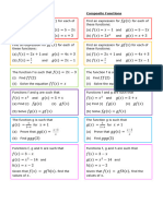 Composite Functions Practice Strips