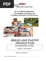 K To 12 Bread and Pastry Learning Module