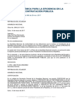 Ley Orgánica para La Eficiencia en La Contratacion Publica