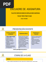 Encuadre de La Asignatura