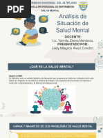 Análisis de Situación de Salud Mental