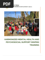 MHPSS TRAINING Participant Manual v2