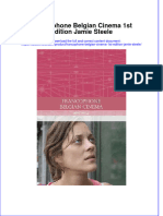 Full Ebook of Francophone Belgian Cinema 1St Edition Jamie Steele Online PDF All Chapter