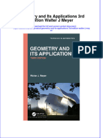 Full Ebook of Geometry and Its Applications 3Rd Edition Walter J Meyer Online PDF All Chapter