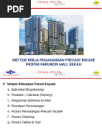 Metode Pemasangan Precast Facade Proyek Pakuwon