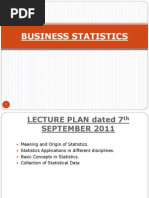 Statistics Presentation IMM