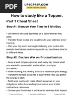 Guide - Study Like A Topper