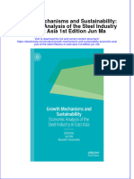 Full Ebook of Growth Mechanisms and Sustainability Economic Analysis of The Steel Industry in East Asia 1St Edition Jun Ma Online PDF All Chapter