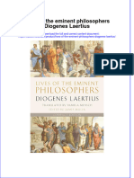 Full Ebook of Lives of The Eminent Philosophers Diogenes Laertius Online PDF All Chapter