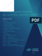 EXPERTsuisse Norme Suisse Relative Au Controle Restreint NCR 2015