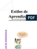 Diapo Sobre Estilos de Aprendizaje