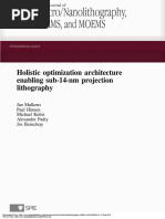 Holistic Optimization Architecture Enabling Sub-14-Nm Projection Lithography