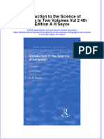 Full Ebook of Introduction To The Science of Language in Two Volumes Vol 2 4Th Edition A H Sayce Online PDF All Chapter