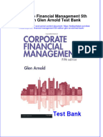 Full Corporate Financial Management 5Th Edition Glen Arnold Test Bank Online PDF All Chapter