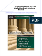 Full Corporate Partnership Estate and Gift Taxation 6Th Edition Pratt Solutions Manual Online PDF All Chapter