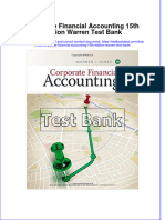 Full Corporate Financial Accounting 15Th Edition Warren Test Bank Online PDF All Chapter