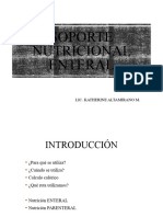 Soporte Nutricional Enteral - Lactancia Materna