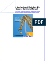 Full Statics and Mechanics of Materials 4Th Edition Hibbeler Solutions Manual Online PDF All Chapter