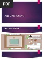 How To Critique Artwork