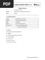 Informe Final de Reparación de Bulldozer D10T