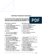 1050 Commandments Christians To Follow