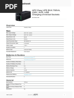 Apc Easy Ups Bvx700lui Ms