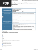 Examen (AAB01) Cuestionario Identifique Los Costos y Características de Las Empresas en Los Diferen