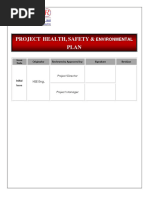 HSE Plan For Roads