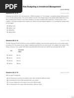 Topic 63 - VaR and Risk Budgeting in Investment Management Question