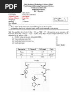 MEL ZG632 EC-3R First SEM 2023-2024