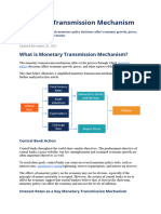 Monetary Transmission Mechanism