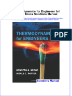 Full Thermodynamics For Engineers 1St Edition Kroos Solutions Manual Online PDF All Chapter